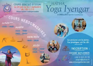 Free trial class with Senior Iyengar teacher