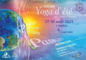 Summer yoga workshop - 3 evenings & 1 saturday morning
