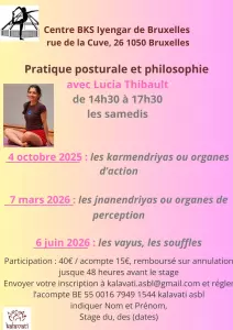 Stage "Pratique posturale et philosophie"